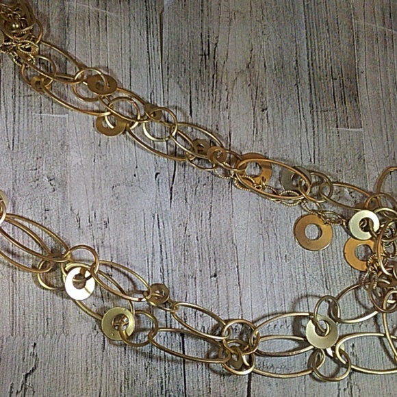 Premier Design 2 strand gold link necklace - Picture 5 of 5